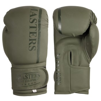 Rękawice bokserskie MASTERS RPU-MATT-zielone 10 OZ