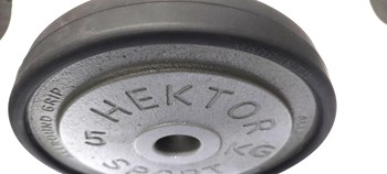 OBCIĄŻENIE HEKTOR 5 KG FI 26 z opaską POLIURETA T5