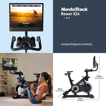 NORDICTRACK ROWER SPININGOWY COMMERCIAL X24