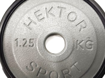 OBCIĄŻENIE HEKTOR 1.25 KG FI 26 z opaską poliureta