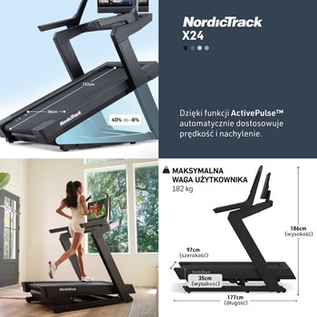 BIEŻNIA ELEKTRYCZNA NORDICTRACK X24