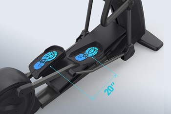 TRENAŻER ELIPTYCZNY PROFESJONALNY Gymost E38 LED