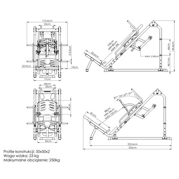 SUWNICA NA NOGI 2W1 Marbo Sport MS-U106 2.0