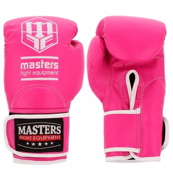 Rękawice bokserskie RPU-WOMAN różowe MASTERS 8 OZ
