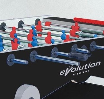 Piłkarzyki Foldy Evolution Black Telescopic Garlan