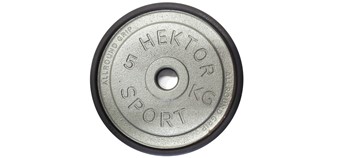 OBCIĄŻENIE HEKTOR 5 KG FI 26 z opaską POLIURETA T5
