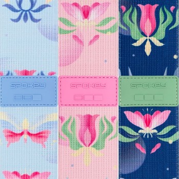 Zestaw gum treningowych Spokey HE BLOOM SET
