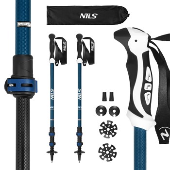 KIJE TREKKINGOWE ALUMINIOWE BLUE NILS TK8601