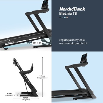 NORDICTRACK BIEŻNIA ELEKTRYCZNA T8