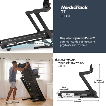 NORDICTRACK BIEŻNIA ELEKTRYCZNA T7