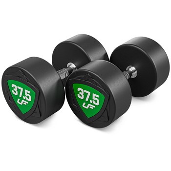 Zestaw hantli poliuretanowych 1-10kg skok co 1 kg