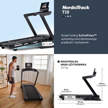 NORDICTRACK BIEŻNIA ELEKTRYCZNA T10