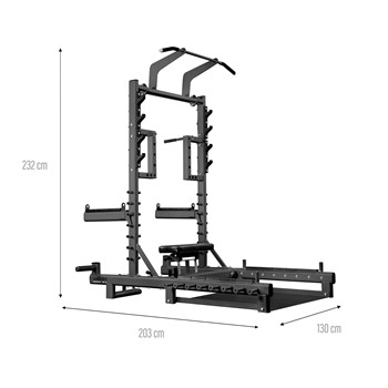 STOJAK MULTIFUNKCYJNY Z PLATFORMĄ I HIP THRUST