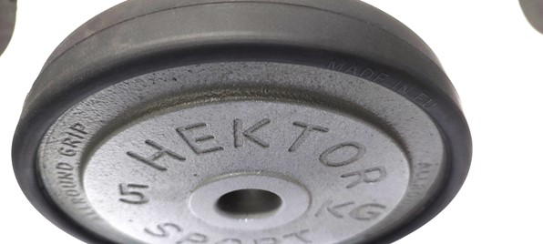 OBCIĄŻENIE HEKTOR 5 KG FI 26 z opaską POLIURETA T5