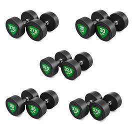 Zestaw hantli poliuretanowych 27,5-37,5kg UFD-SET
