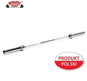 GRYF OLIMPIJSKI 220 CM FI 50 + ZACISKI HEKTOR