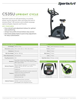 ROWER SPORTSART PIONOWY LED DISPLAY C535U