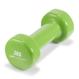 Zestaw hantli fitness winylowych 12 kg + stojak