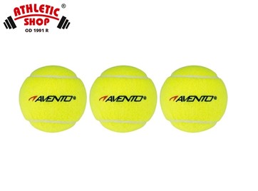 Komplet 3 piłek do tenisa ziemnego Avento 65TB