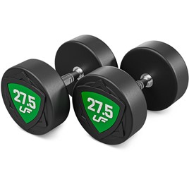 Zestaw hantli poliuretanowych 1-10kg skok co 1 kg