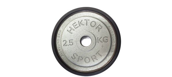 OBCIĄŻENIE HEKTOR 2.50 KG FI 26 z opaską poliureta