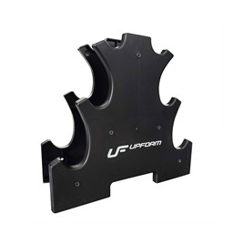 Zestaw hantli fitness winylowych 12 kg + stojak