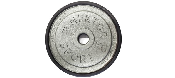 OBCIĄŻENIE HEKTOR 5 KG FI 26 z opaską POLIURETA T5