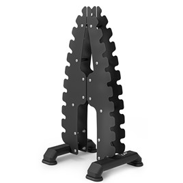 Zestaw hantli poliuretanowych 1-10kg skok co 1 kg