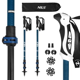 KIJE TREKKINGOWE ALUMINIOWE BLUE NILS TK8601
