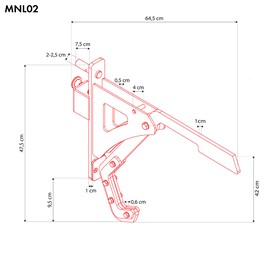 OBROTOWE UCHWYTY DO PRZYSIADÓW MONOLIFT HMS MNL02