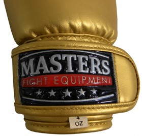 Rękawice bokserskie 4 OZ MASTERS RPU-MJC-GOLD