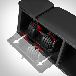 ŁAWKA MULTIFUNKCYJNA 4w1 HMS + 2 x SR52 LM4012