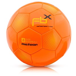 Piłka nożna Meteor FBX 4 pomarańczowa  37006