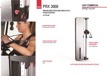 Brama przyścienna TOORX Single Cross PRX3000